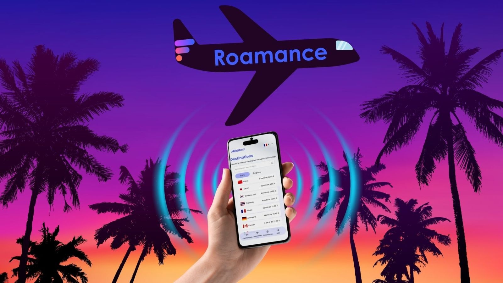 Roamance : la bonne pioche française parmi les eSIM de voyage